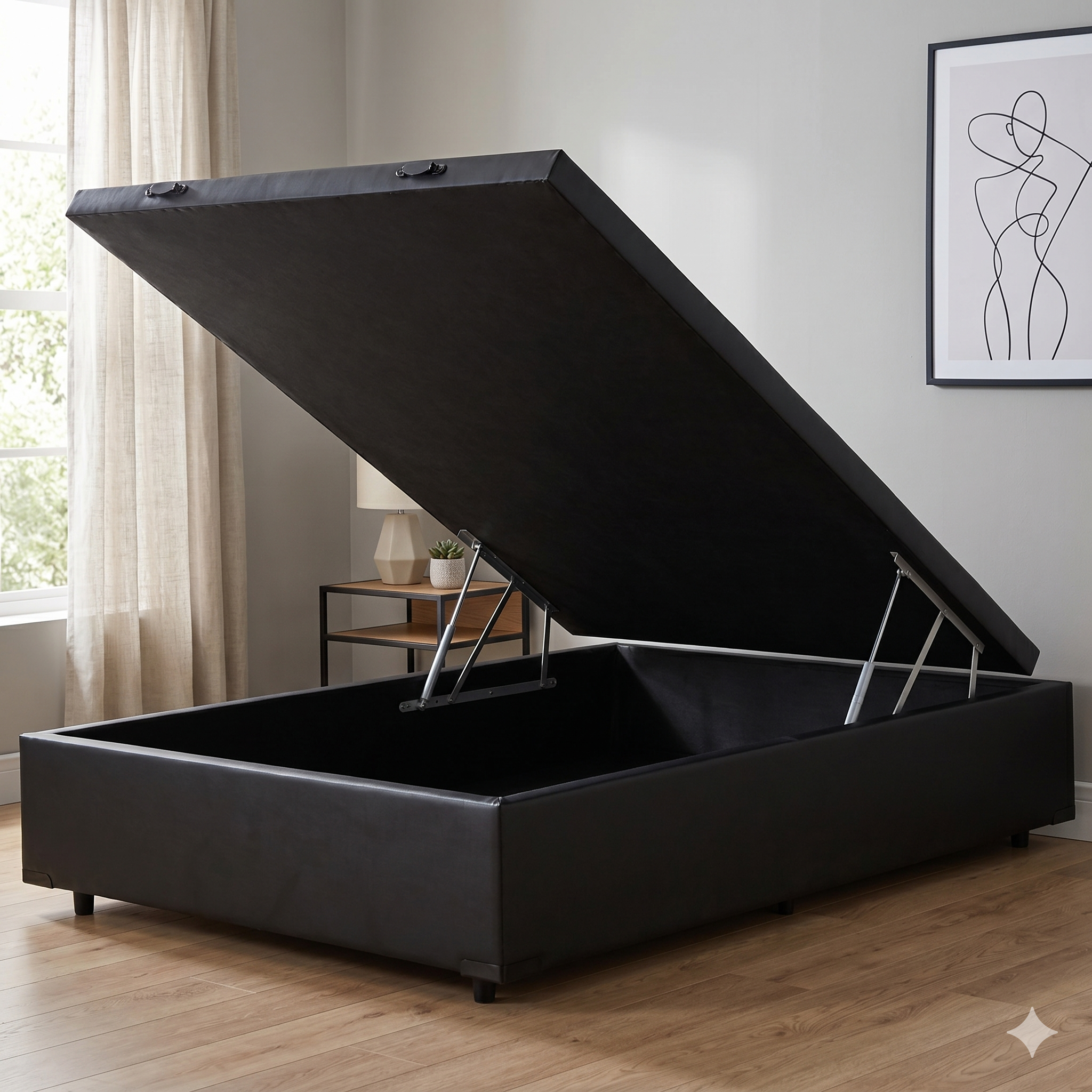 Cama Baúl 2 plazas - PU