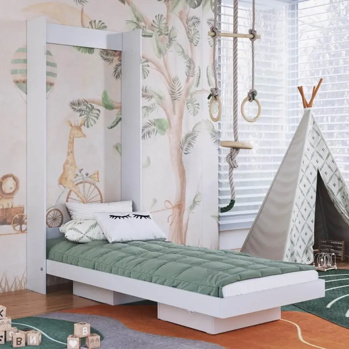 Cama Rebatible 1 plaza - Manhattan - 80