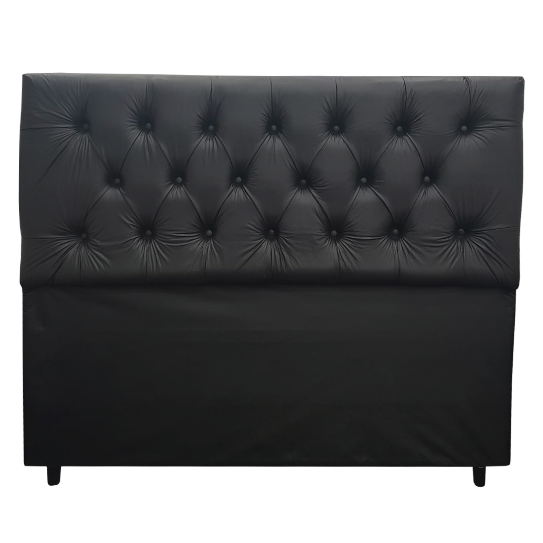 Respaldo Cabecera Queen Luxo - Tapizado Ecocuero