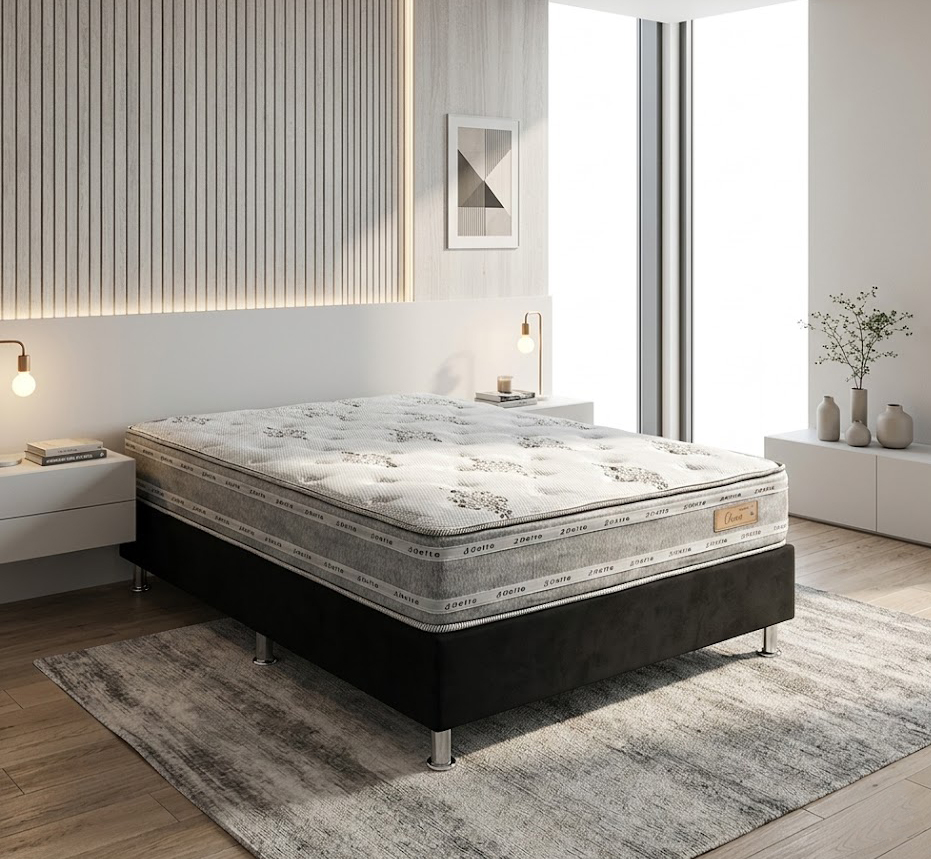 Sommier Espuma D65 AG – Clean Floral – 2 plazas