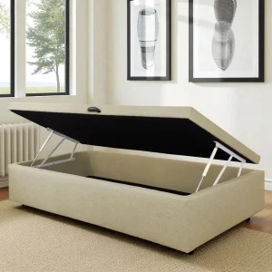 Cama Baúl 1 plaza – Tela Lino