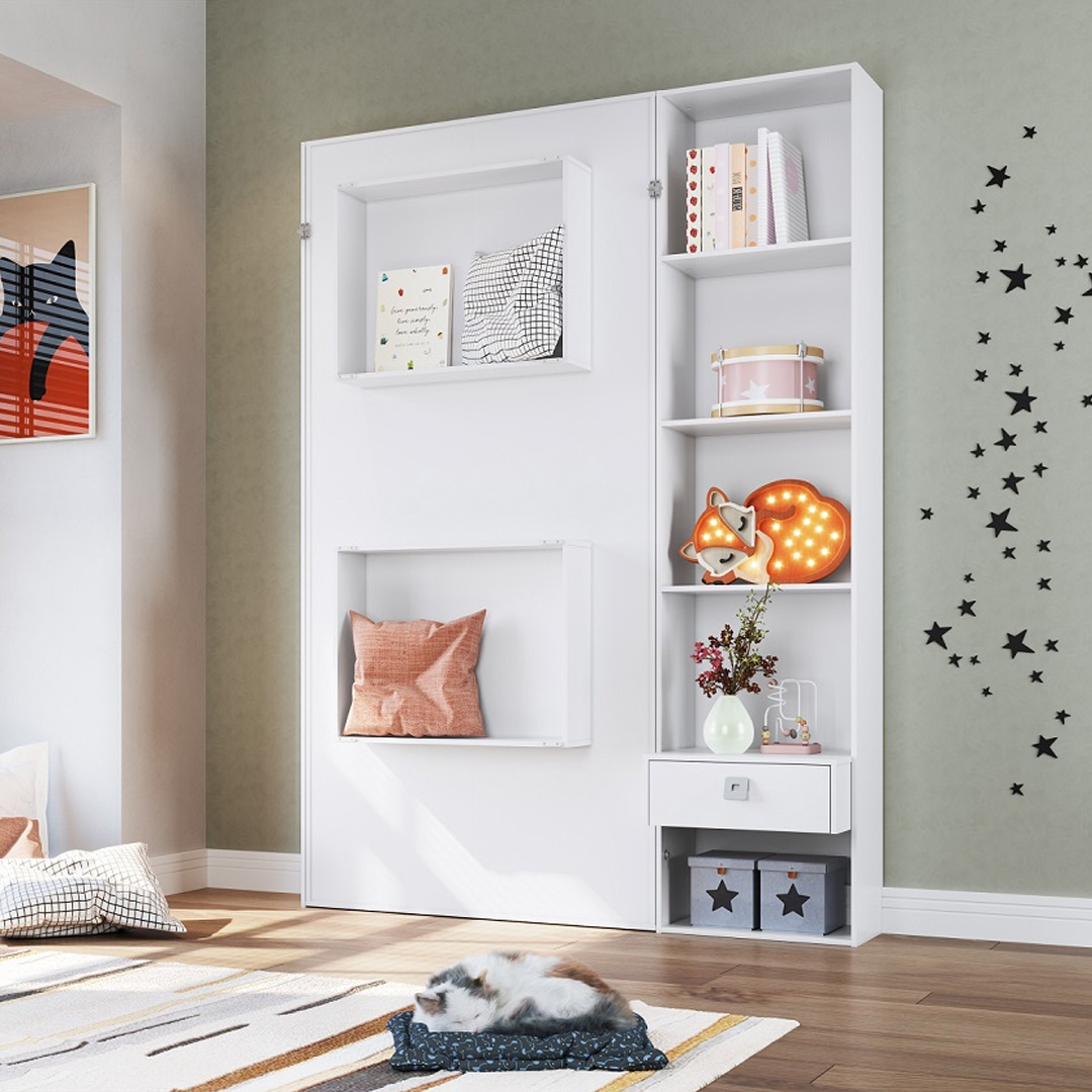 Cama Rebatible con Armario 1 plaza - Vancouver - Imagen 5