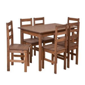 Juego de Comedor de madera - 6 Sillas Austria
