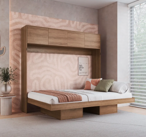 Cama Rebatible con Armario 2 plazas - Dallas - Imagen 3