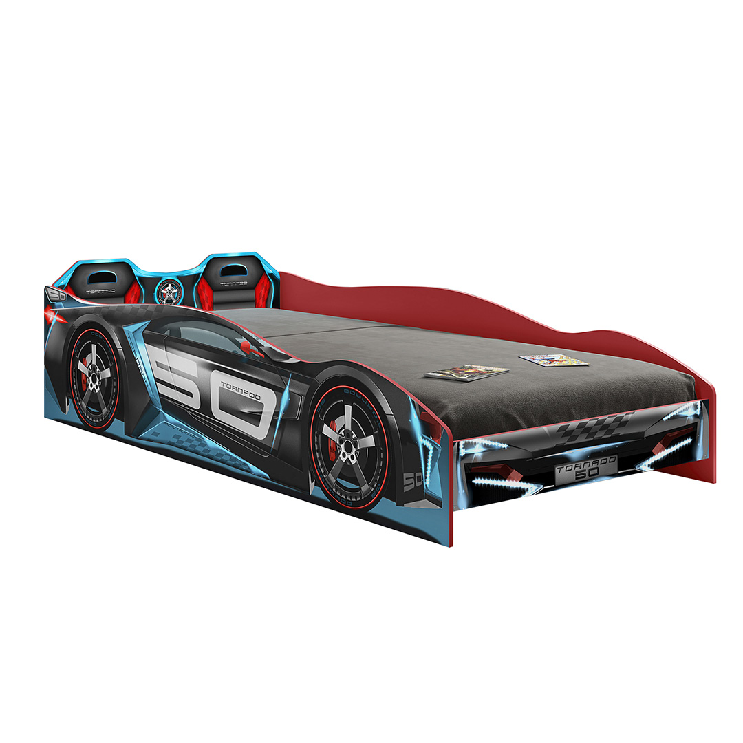 Cama Infantil 1 plaza - Auto - Tornado Plus