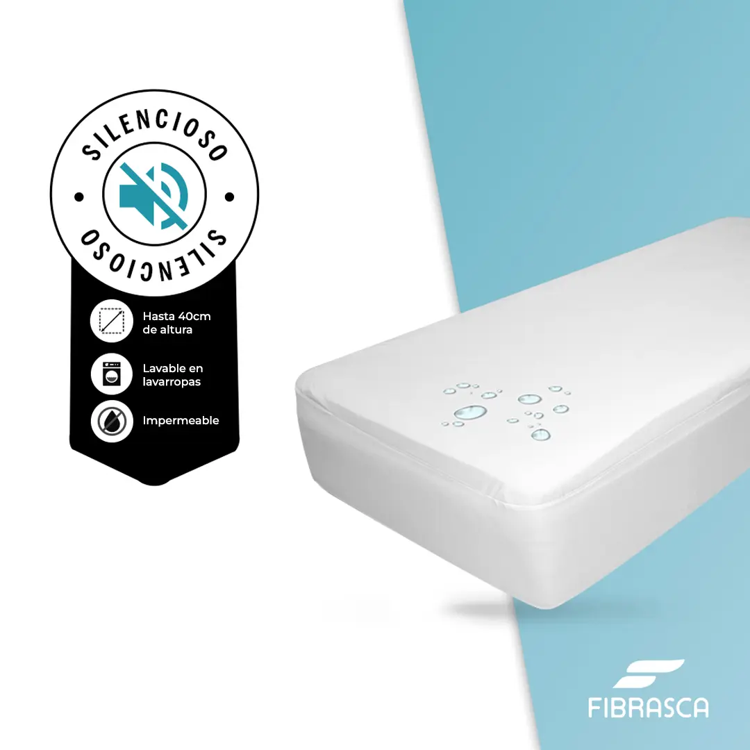 Protector de Colchón Impermeable y Silencioso - 1 plaza - Imagen 2