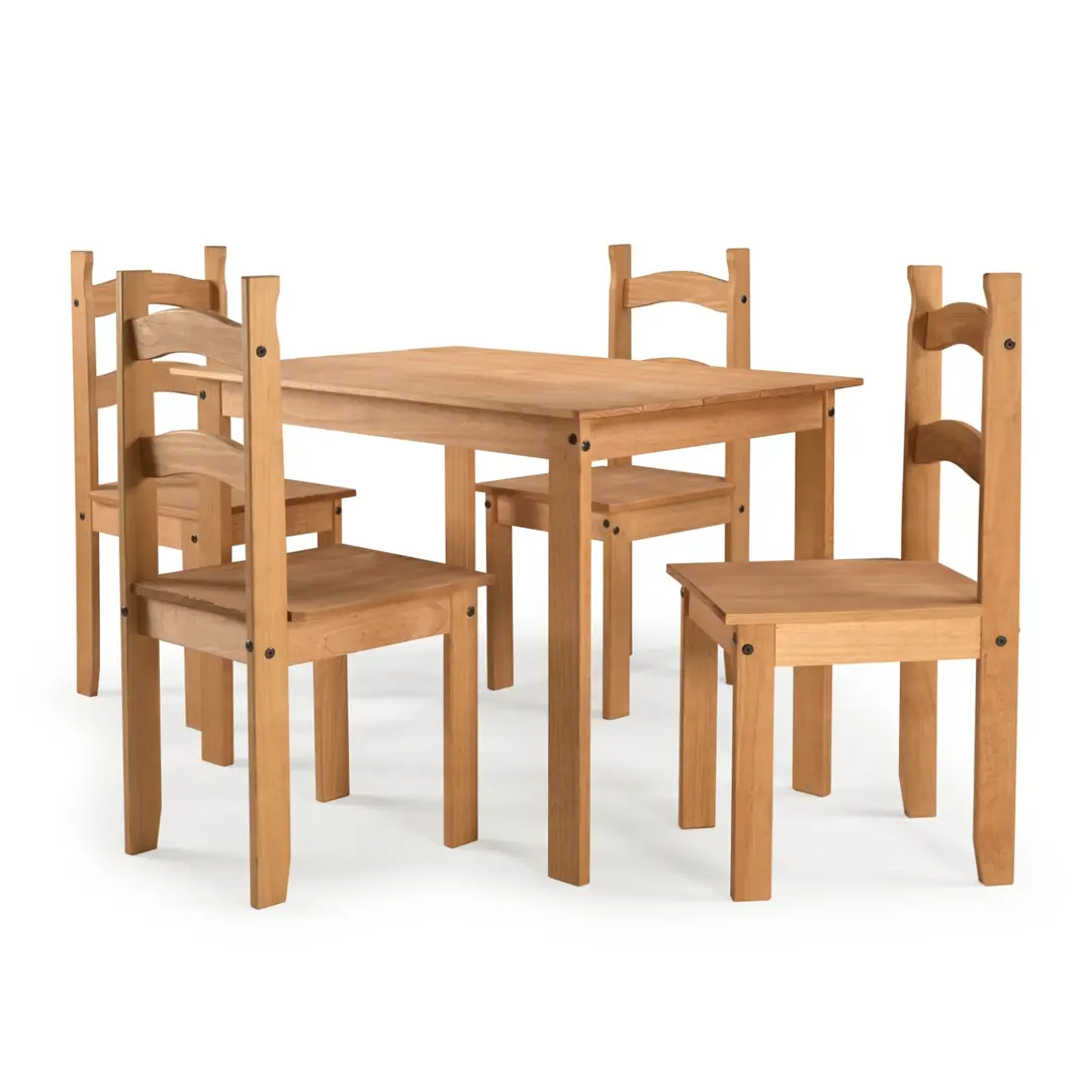 Juego de Comedor de Madera - 4 sillas - Tulipa - Imagen 4