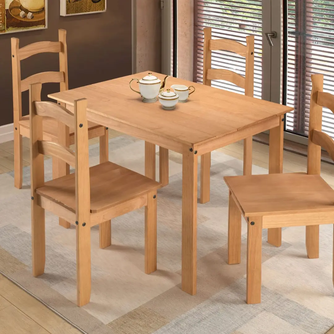 Juego de Comedor de Madera - 4 sillas - Tulipa - Imagen 3