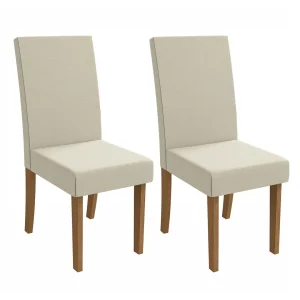 Set x2 - Silla de Comedor Tapizada - DALIA