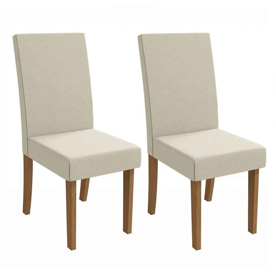 Set x2 - Silla de Comedor Tapizada - DALIA