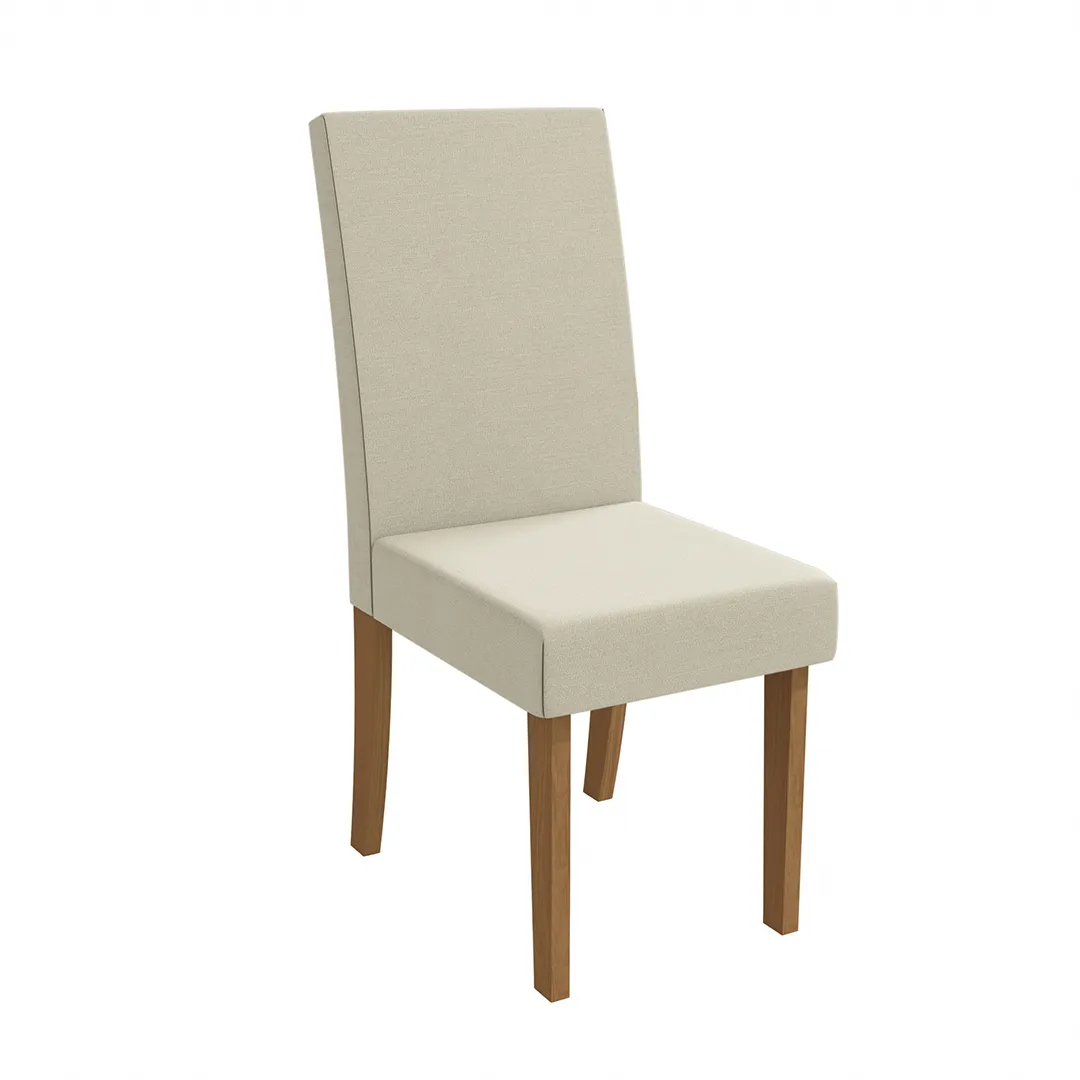 Set x2 - Silla de Comedor Tapizada - DALIA - Imagen 4