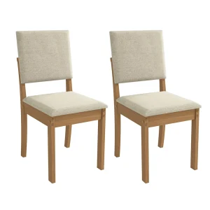 Set x2 – Silla de Comedor Tapizada – LUNA