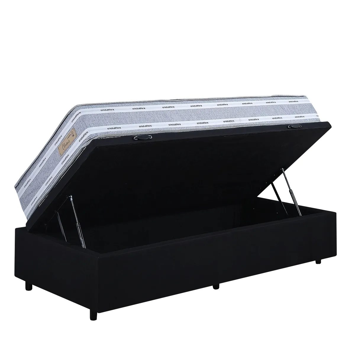 Combo Cama Baúl Sleep + Colchón Espuma Clean 1 Plaza