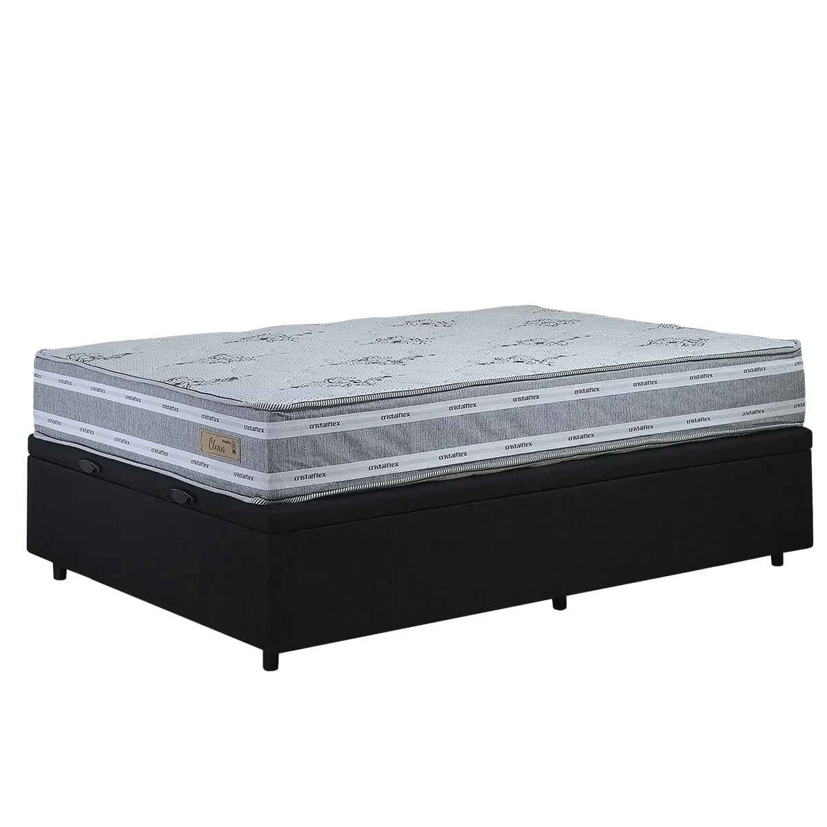 Combo Cama Baúl Sleep + Colchón Espuma Clean 2 Plazas - Imagen 2
