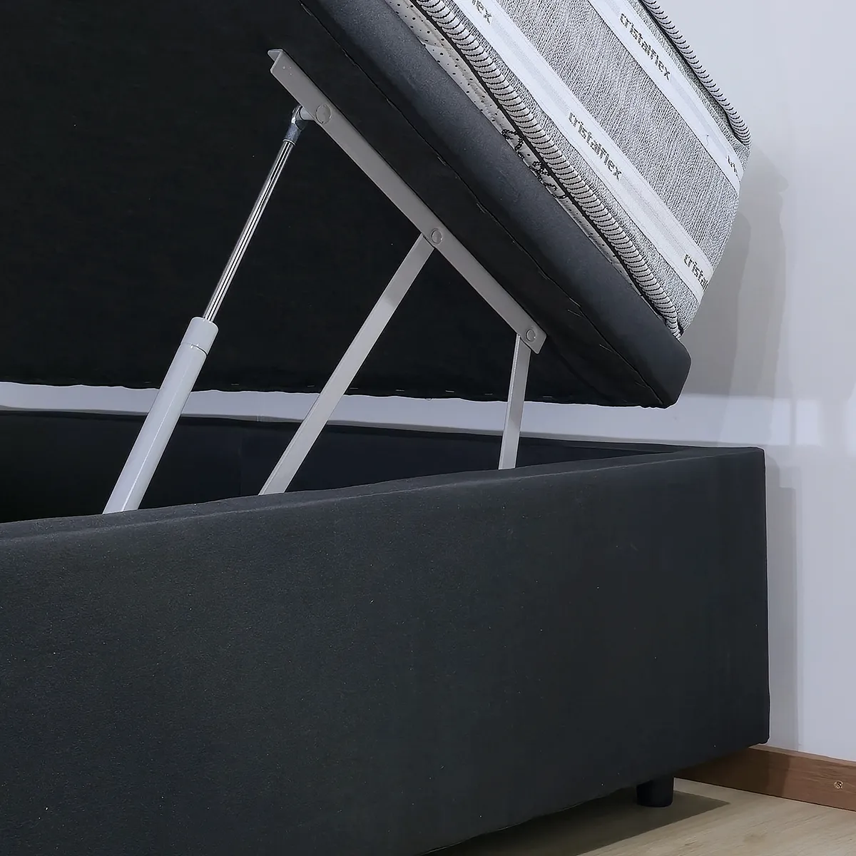 Combo Cama Baúl Sleep + Colchón Espuma Clean 2 Plazas - Imagen 5