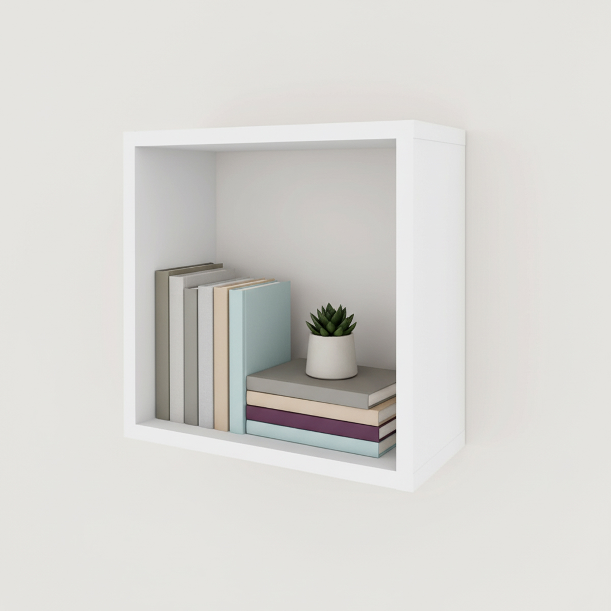 Estante Nicho Cuadrado de Pared - Imagen 3