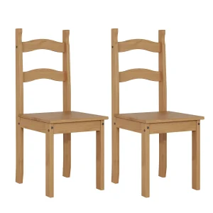Set x2 - Silla de Comedor de Madera - Tulipa
