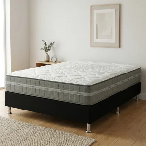 Sommier 2 plazas Resortes Pocket – Carbono