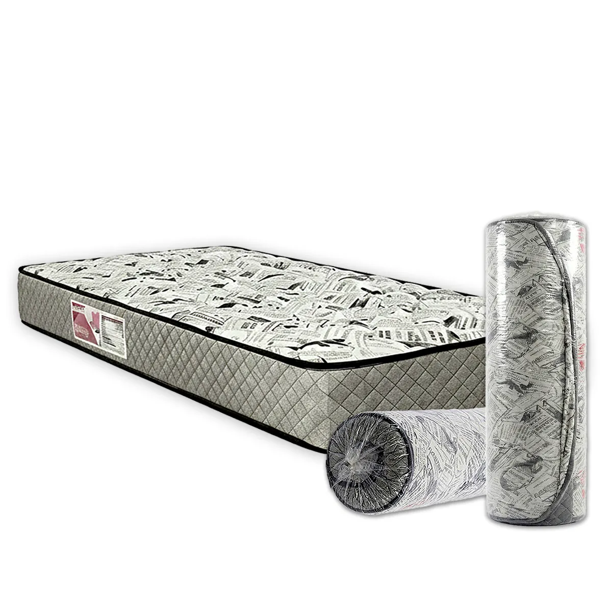 Cama Baúl Sleep + Colchón Espuma Compress 1 Plaza - Imagen 2