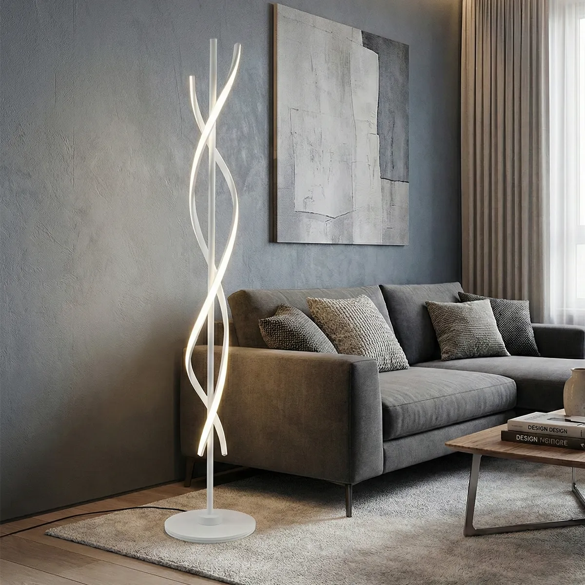 Lámpara de Pie de luces Led - TRENZA - Imagen 4