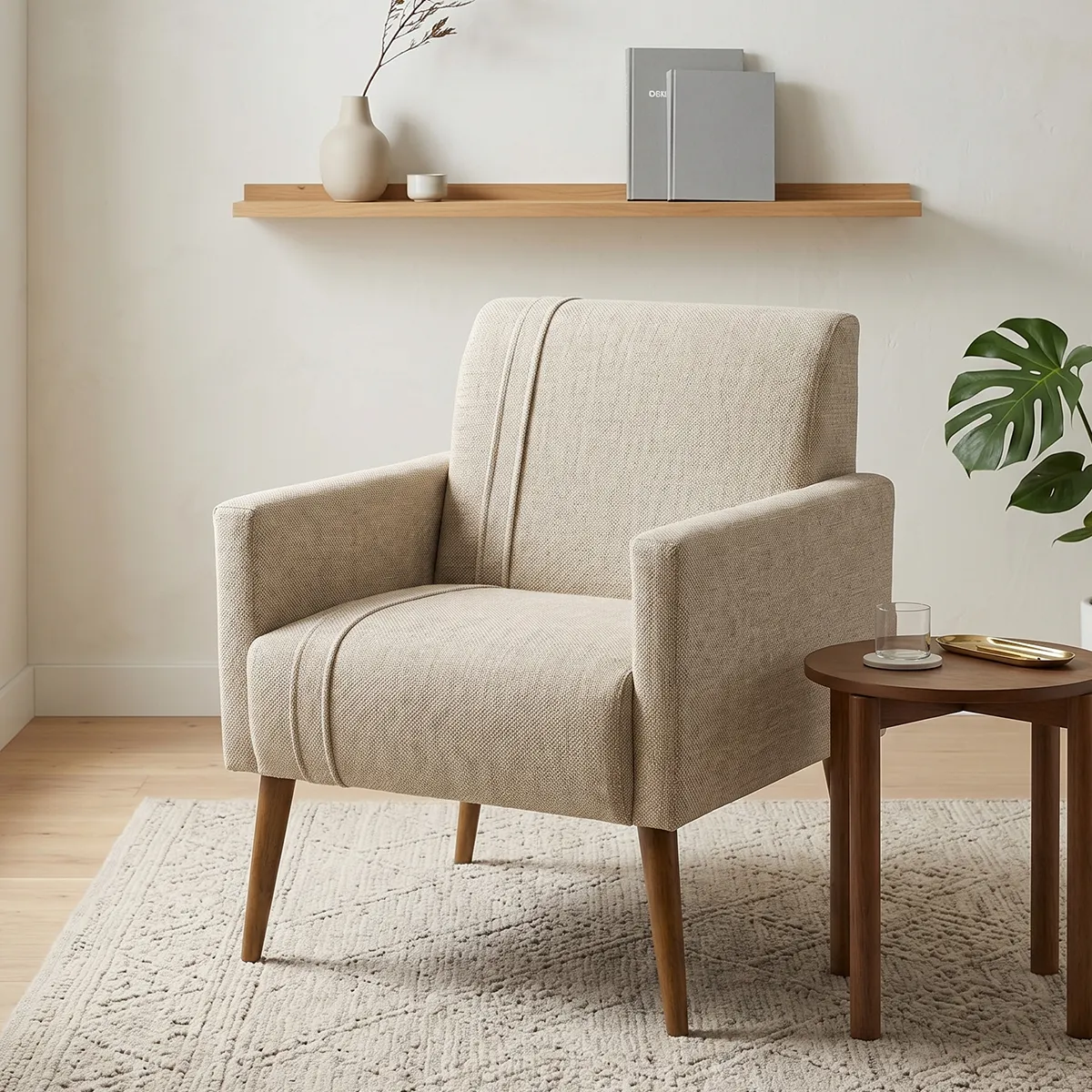 Butaca de Living Tela Lino – Lotus - Imagen 6