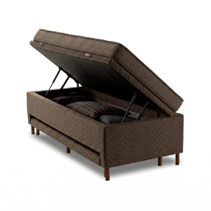 Set Cama Baúl Marinera 1 plaza + Colchón Espuma D23 - Lev