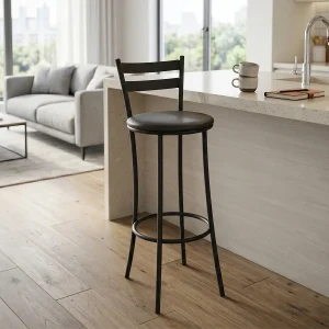 Taburete Banqueta Alta – Jade Negro