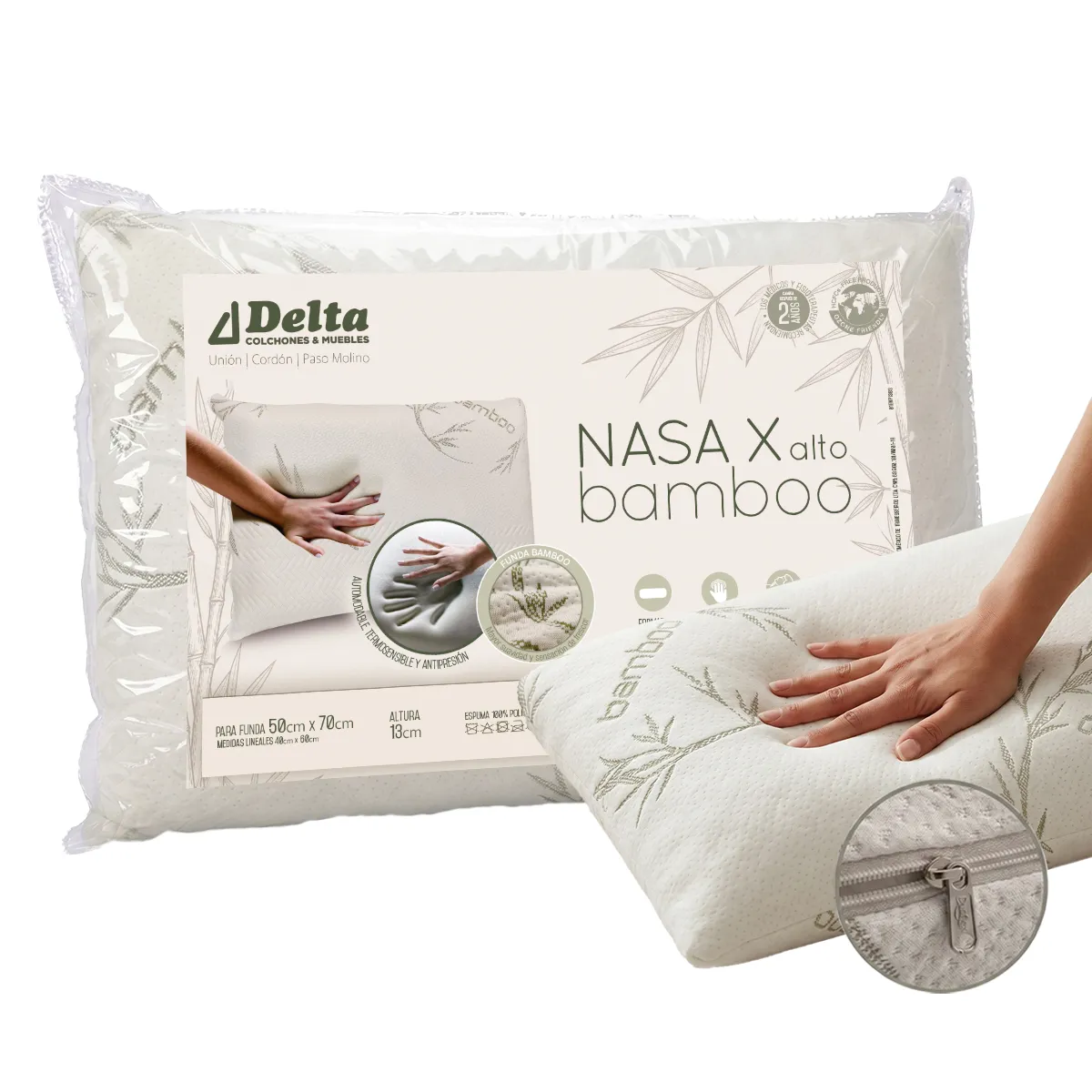 Almohada Viscoelástica Nasa X Bamboo