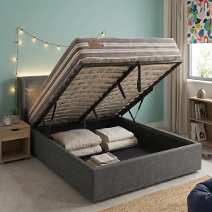 Set Cama Baul Maya 1 plaza y media + Colchon Clean
