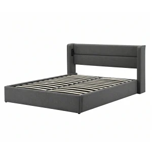 Cama Baul Maya Queen Gris 2