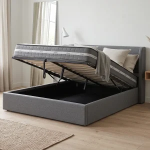 Set Cama Baul Maya 2 plazas + Colchon Carbono
