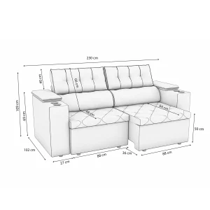 Sofa Otto Medidas