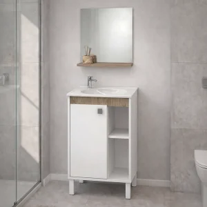 Mueble de Baño Bacha y Espejo - Miami
