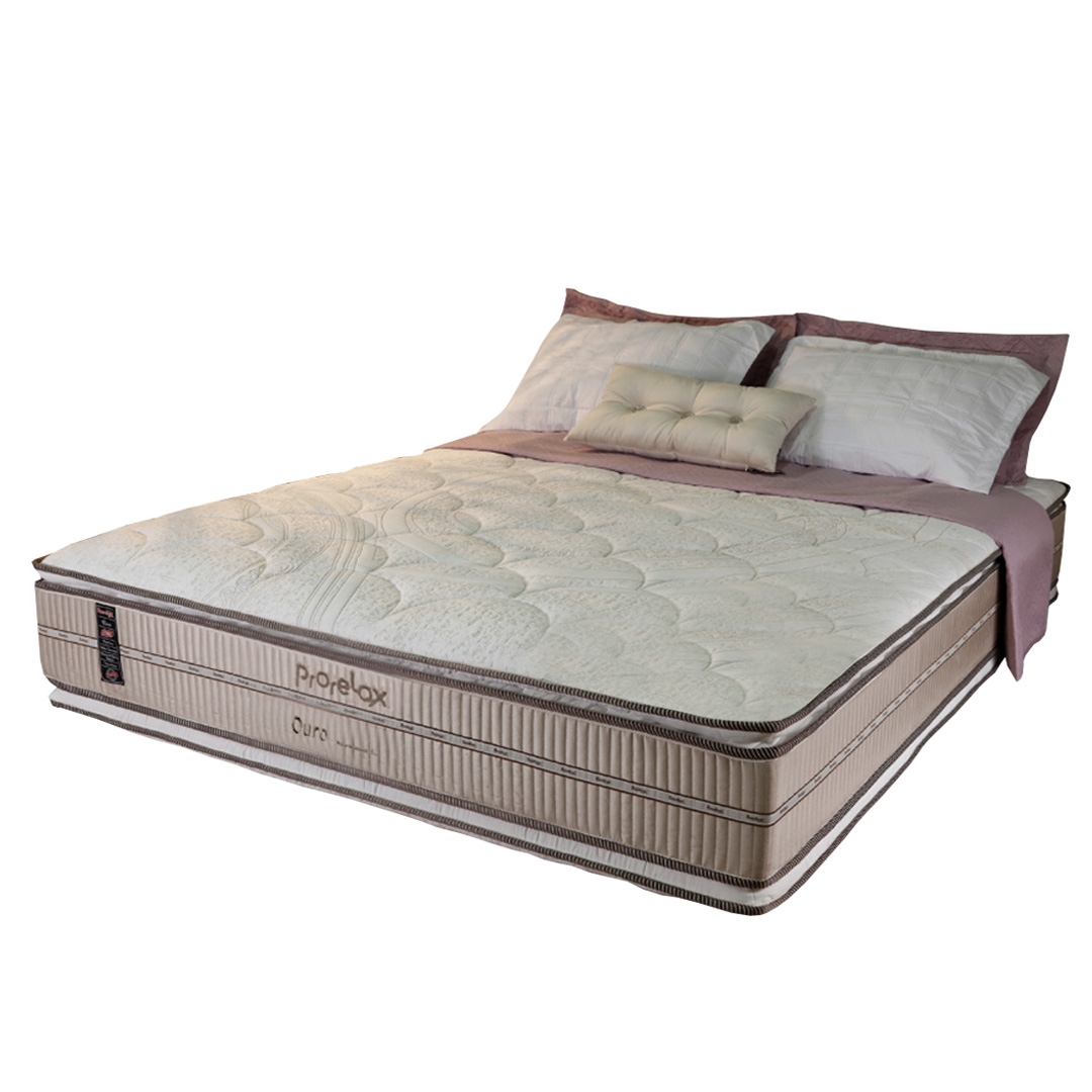 Colchón Queen Size Resortes Pocket - Ouro