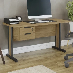 Escritorio con 2 Cajones 123×60 cm – Versatil