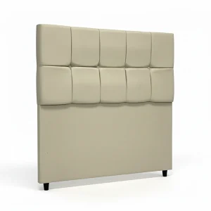 Respaldo Cabecera 1 Plaza y Media Silver – Tela Suede