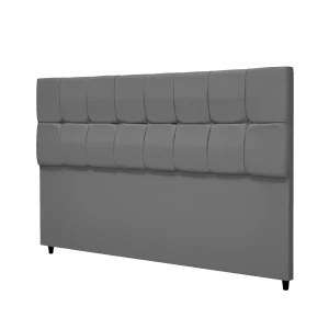 Respaldo Cabecera Queen Size Silver – Tela Suede