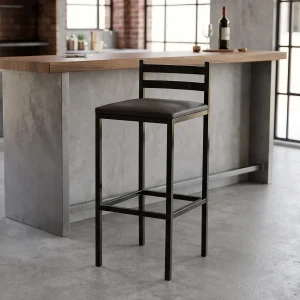 Taburete Banqueta de caño PU - Viga